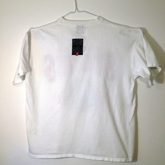 Original Rolling Stones Voodoo Lounge Tour T-shirt 94-95 Size XL USA & Free CD - Picture 4 of 12